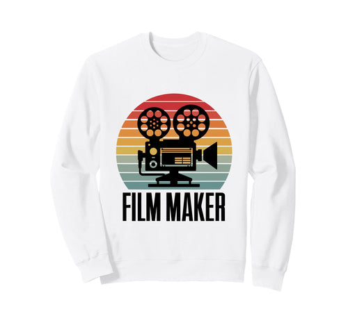 Film Maker Camera Filmmaking Crew Sweatshirt - Unique Graphic Unisex - T-Shirt, Sweatshirt, Hoodie