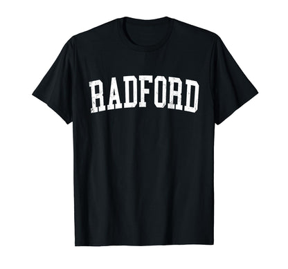 Radford Va Distressed White Varsity T-Shirt - Novelty Apparel Men Women - T-Shirt, Sweatshirt, Hoodie