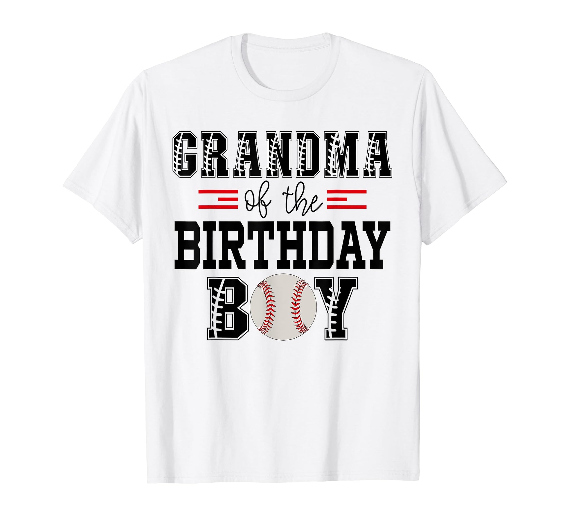 Grandma Birthday Baseball Lover First T-Shirt - Fun Novelty Design Unisex - T-Shirt, Sweatshirt, Hoodie