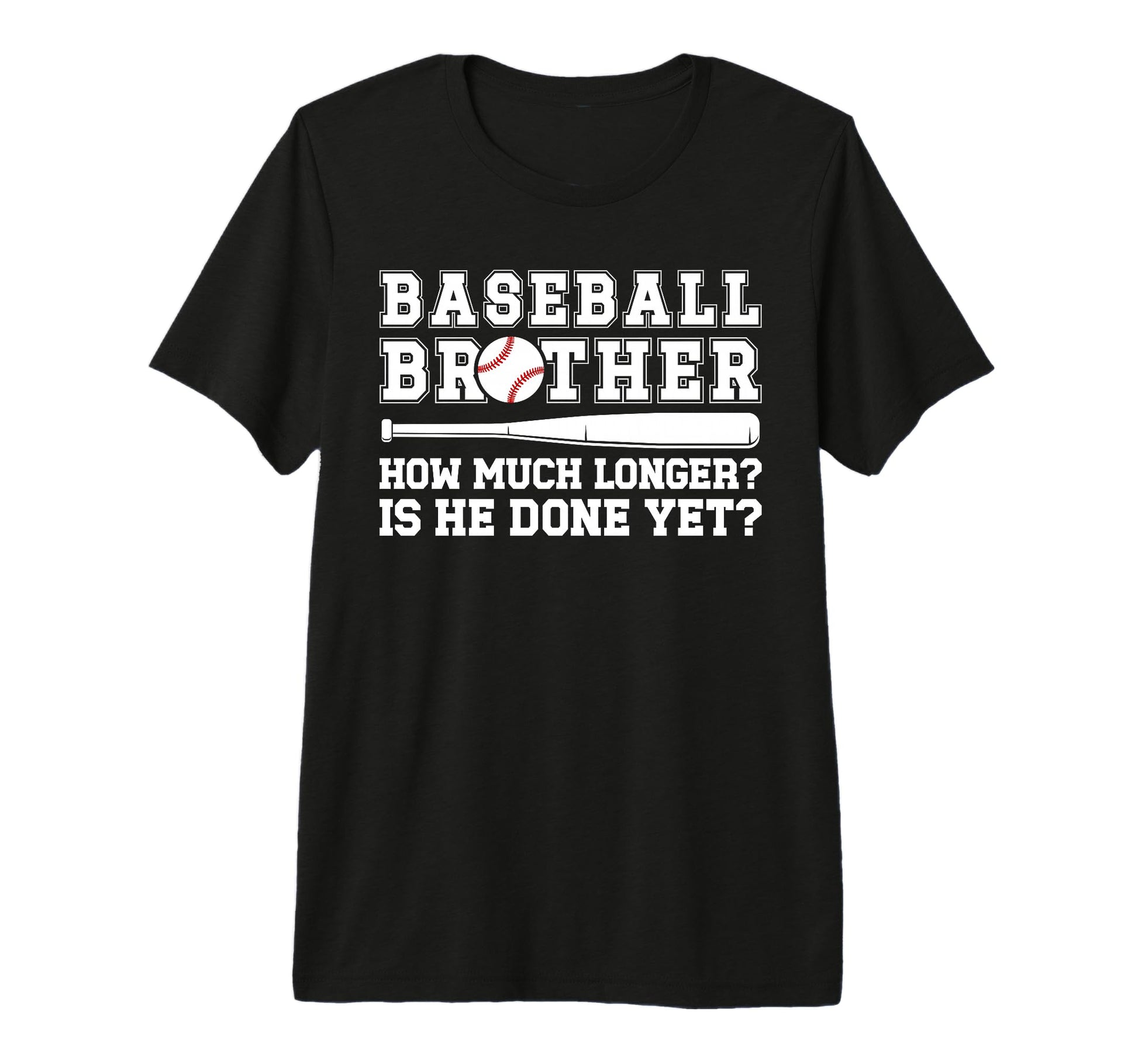Funny Baseball Brother Baseball T-Shirt - Minimalist Print Men Women - T-Shirt, Sweatshirt, Hoodie