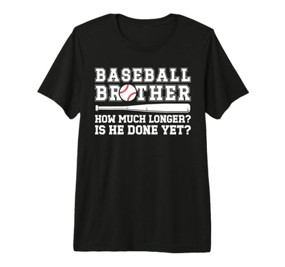 Funny Baseball Brother Baseball T-Shirt - Minimalist Print Men Women - T-Shirt, Sweatshirt, Hoodie
