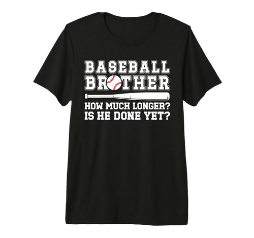 Funny Baseball Brother Baseball T-Shirt - Minimalist Print Men Women - T-Shirt, Sweatshirt, Hoodie