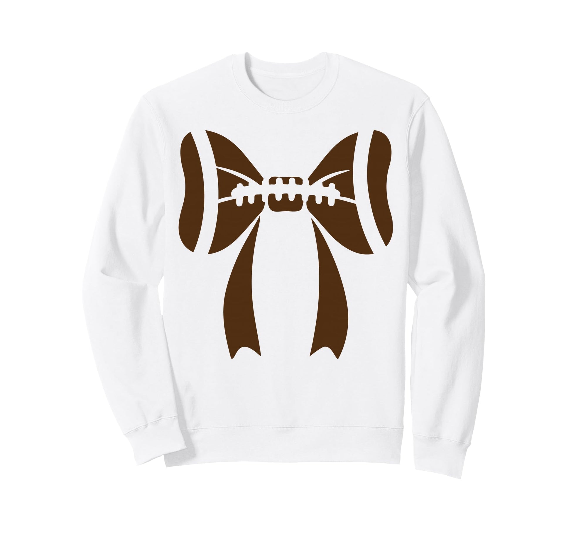 Coquette Bow Pumpkin Football Mom Sweatshirt - Aesthetic Graphic Unisex - T-Shirt, Sweatshirt, Hoodie