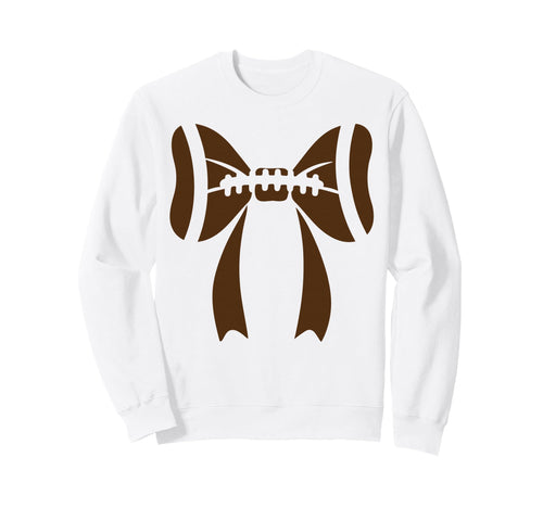 Coquette Bow Pumpkin Football Mom Sweatshirt - Aesthetic Graphic Unisex - T-Shirt, Sweatshirt, Hoodie