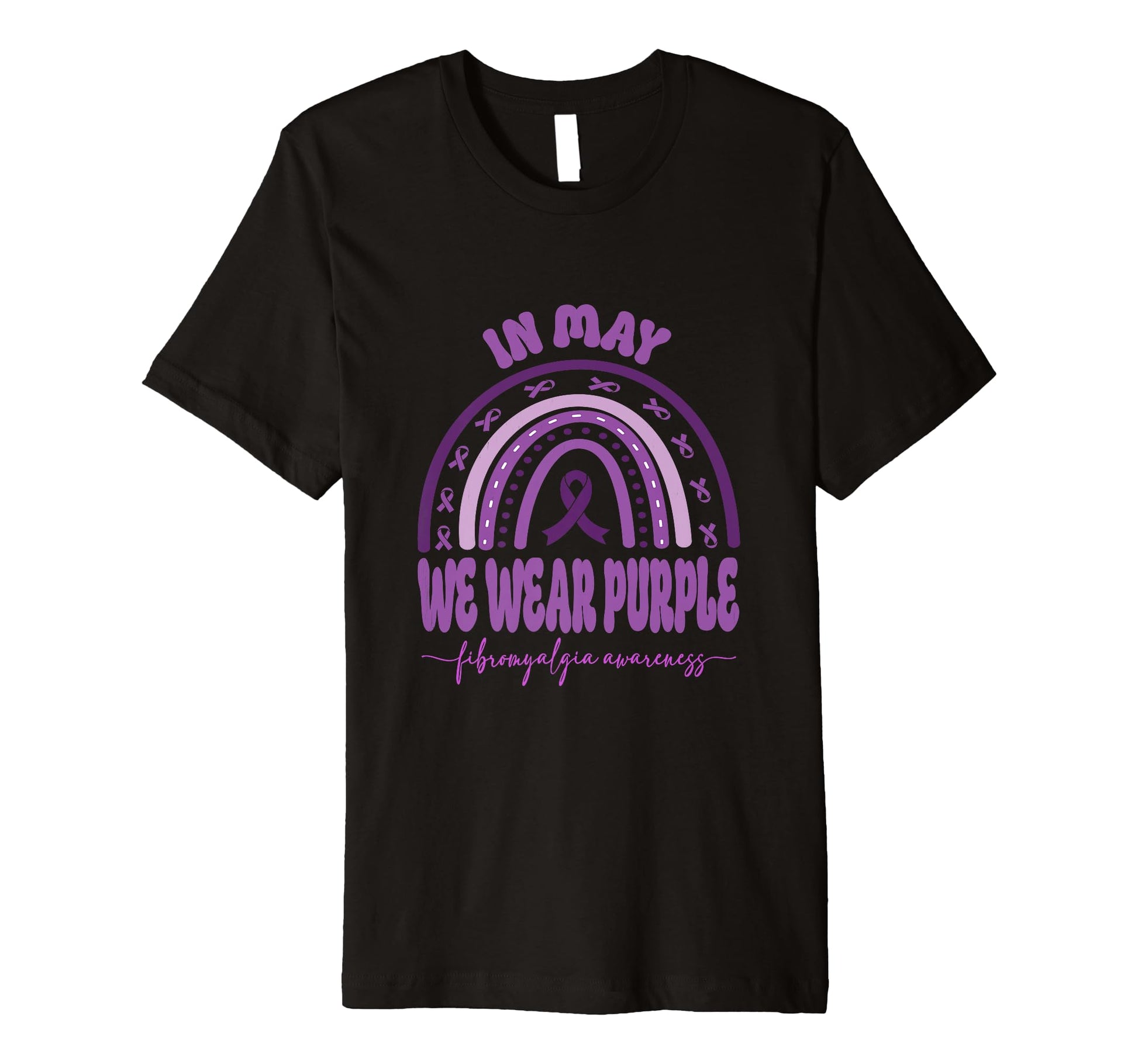 May We Wear Purple Fibromyalgia T-Shirt - Fun Novelty Design for Adults - T-Shirt, Sweatshirt, Hoodie