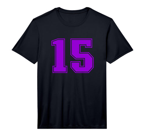 Purple Sports Team 15 Performance T-Shirt - Trendy Graphic Unisex - T-Shirt, Sweatshirt, Hoodie