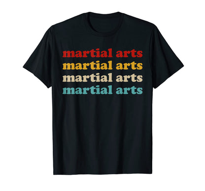 Martial Arts Typography Martial Arts T-Shirt - Graphic Print Unisex - T-Shirt, Sweatshirt, Hoodie