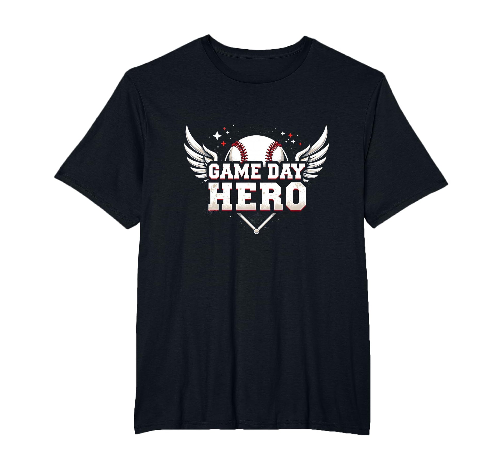 Baseball Dad Game Day Hero Proud T-Shirt - Casual Everyday Wear Unisex - T-Shirt, Sweatshirt, Hoodie
