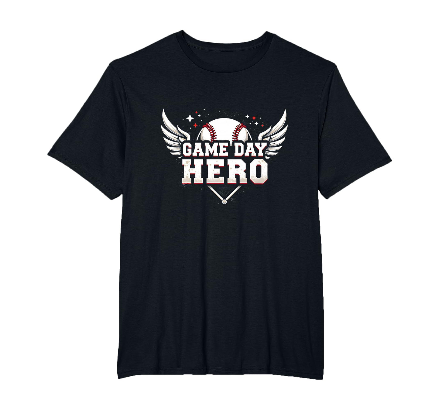 Baseball Dad Game Day Hero Proud Father T-Shirt - Minimalist Print Unisex - T-Shirt, Sweatshirt, Hoodie