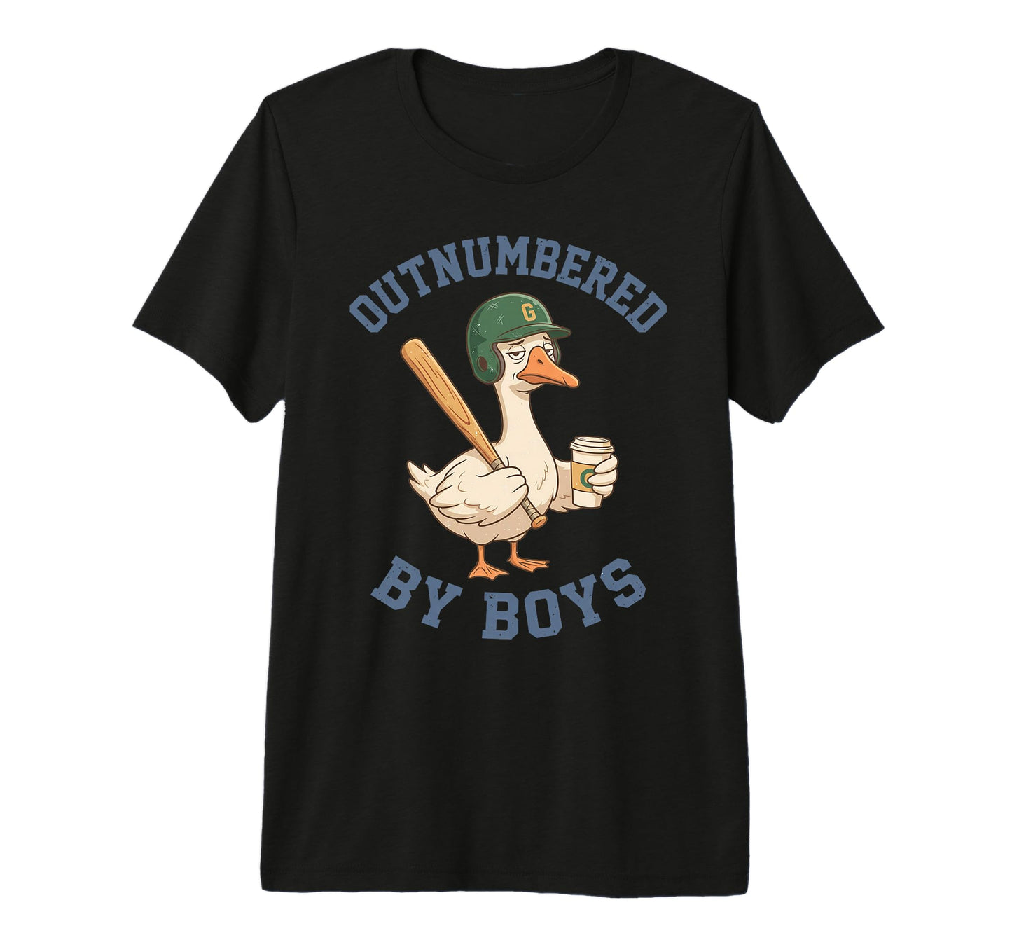 Funny Goose Mothers Day Outnumbered T-Shirt - Streetwear Style Unisex - T-Shirt, Sweatshirt, Hoodie