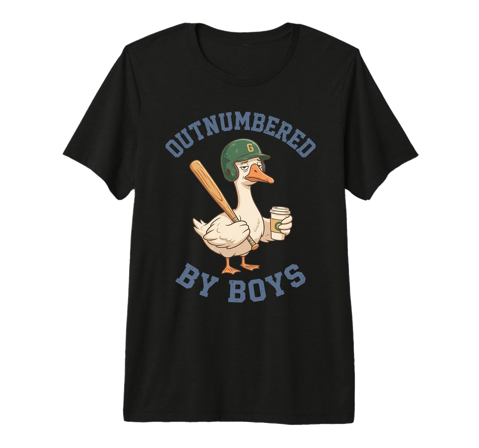Funny Goose Mothers Day Outnumbered T-Shirt - Streetwear Style Unisex - T-Shirt, Sweatshirt, Hoodie