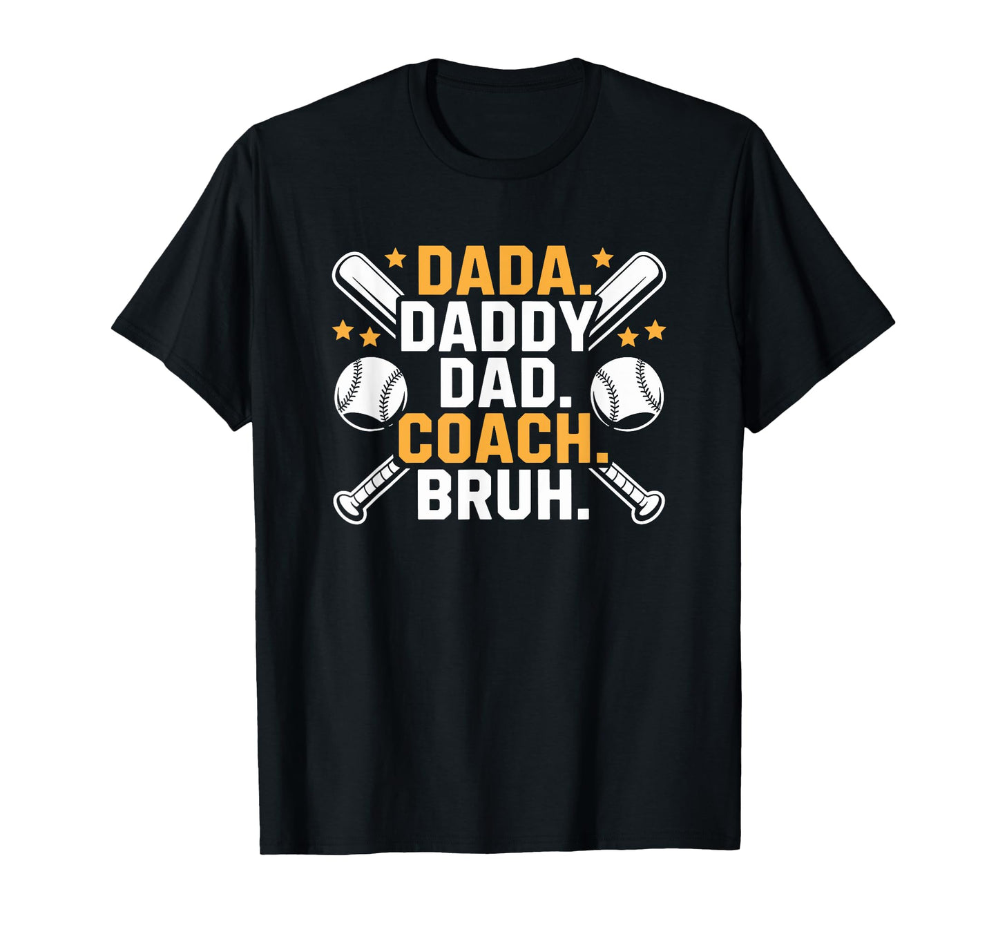 Baseball Lover And Coach Dada Daddy T-Shirt - Unique Graphic for Adults - T-Shirt, Sweatshirt, Hoodie