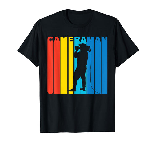 1970S Cameraman Silhouette Cameraman T-Shirt - Unique Graphic Men Women - T-Shirt, Sweatshirt, Hoodie