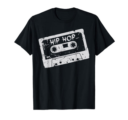 Hip Hop Cassette Tape Throwback T-Shirt - Custom Art Print Unisex - T-Shirt, Sweatshirt, Hoodie
