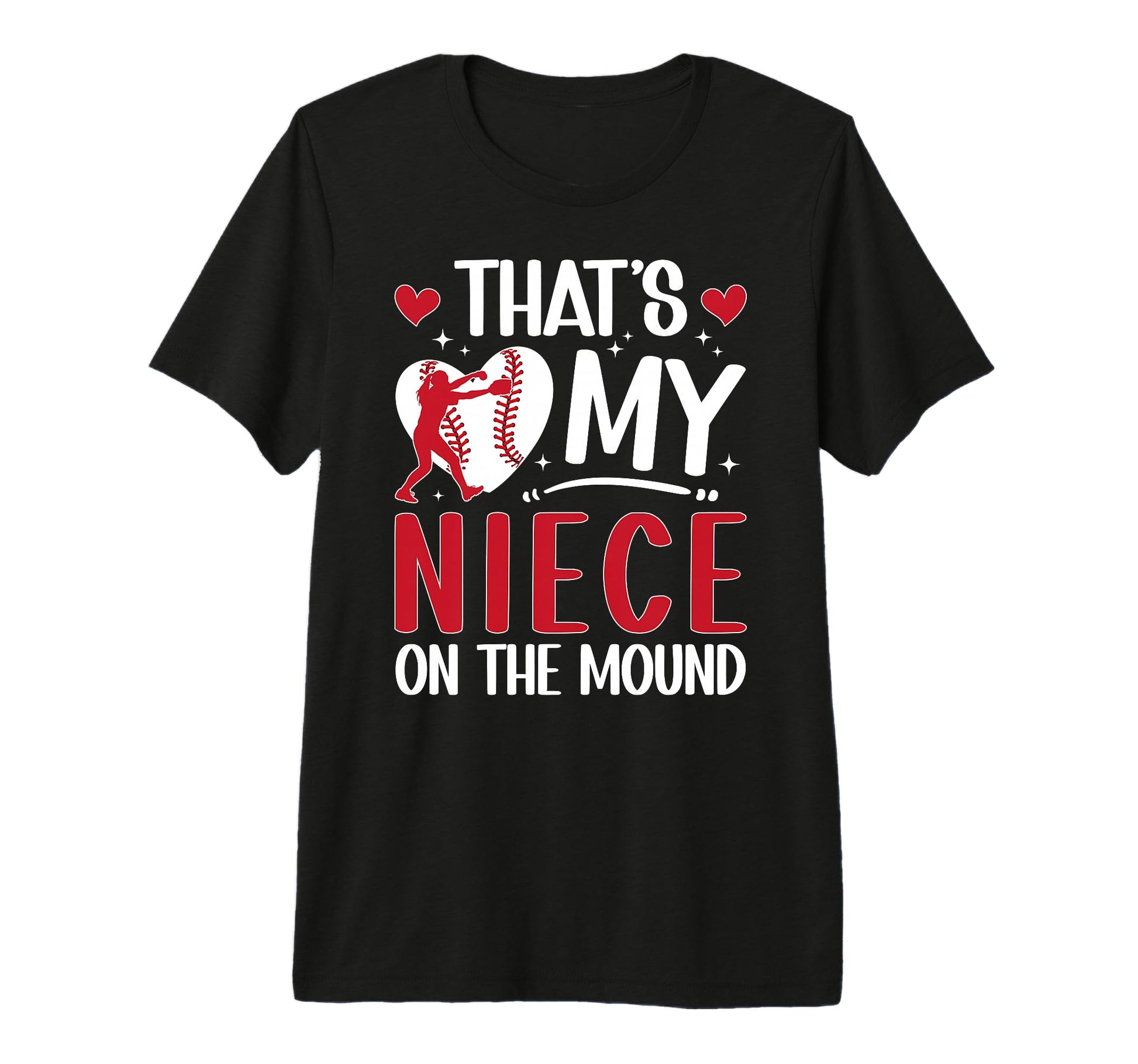 Mound Baseball Pitcher Aunt Baseball T-Shirt - Streetwear Style Men Women - T-Shirt, Sweatshirt, Hoodie