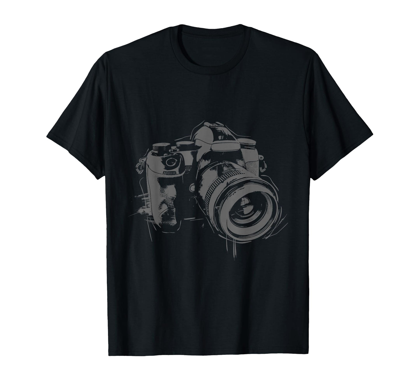 Camera Photography Watercolor Art T-Shirt - Custom Art Print Unisex - T-Shirt, Sweatshirt, Hoodie