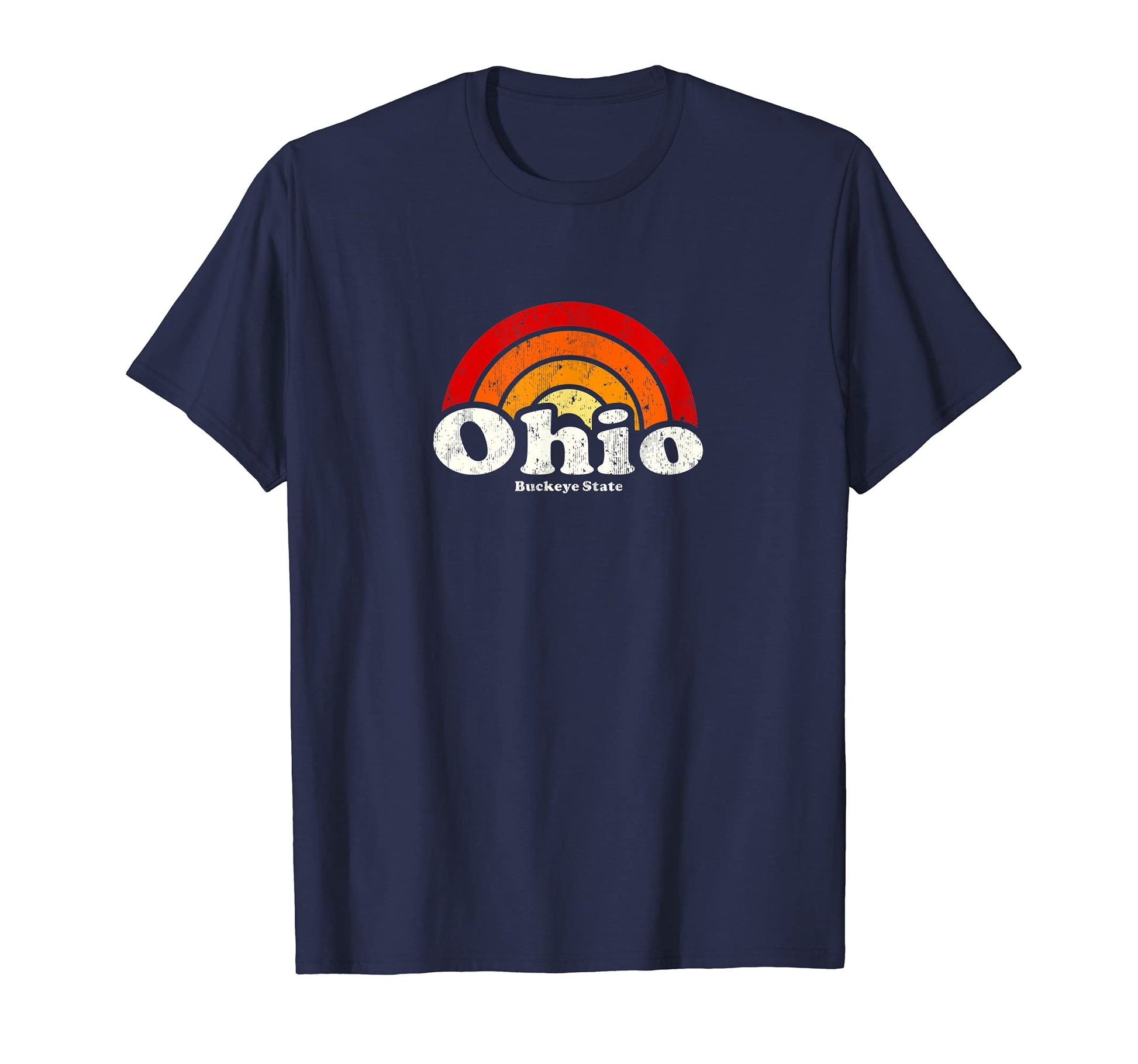 Ohio 70S Rainbow T-Shirt - Casual Everyday Wear Men Women - T-Shirt, Sweatshirt, Hoodie