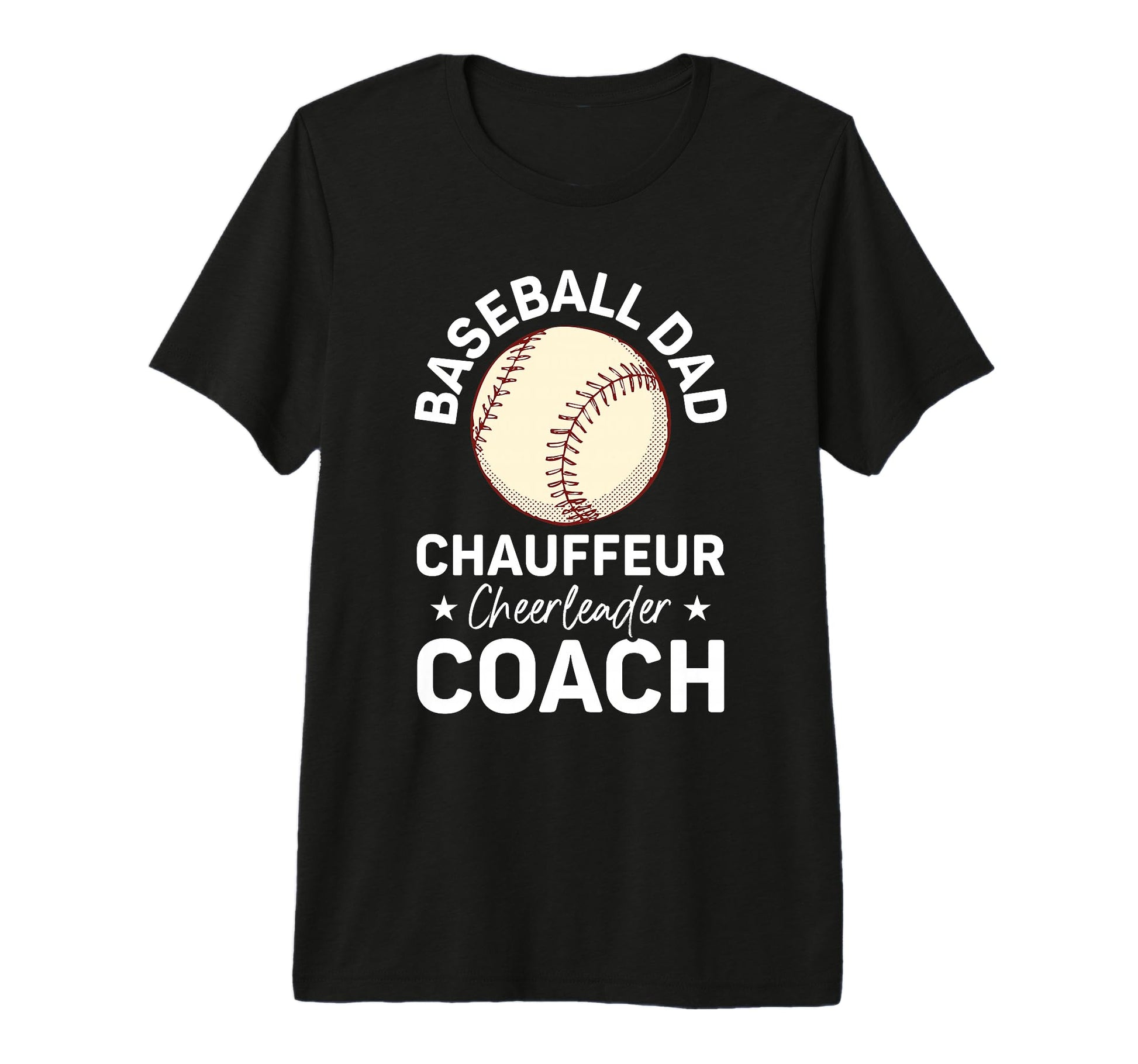 Fathers Day Baseball Dad Parent Tri T-Shirt - Fun Novelty Design Unisex - T-Shirt, Sweatshirt, Hoodie