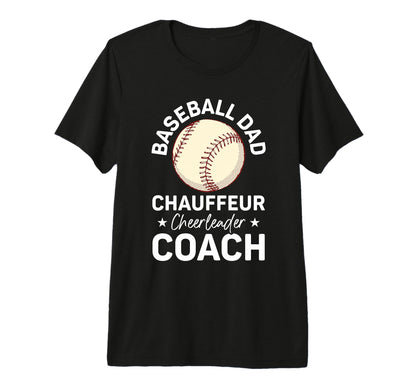 Fathers Day Baseball Dad Parent Tri T-Shirt - Fun Novelty Design Unisex - T-Shirt, Sweatshirt, Hoodie