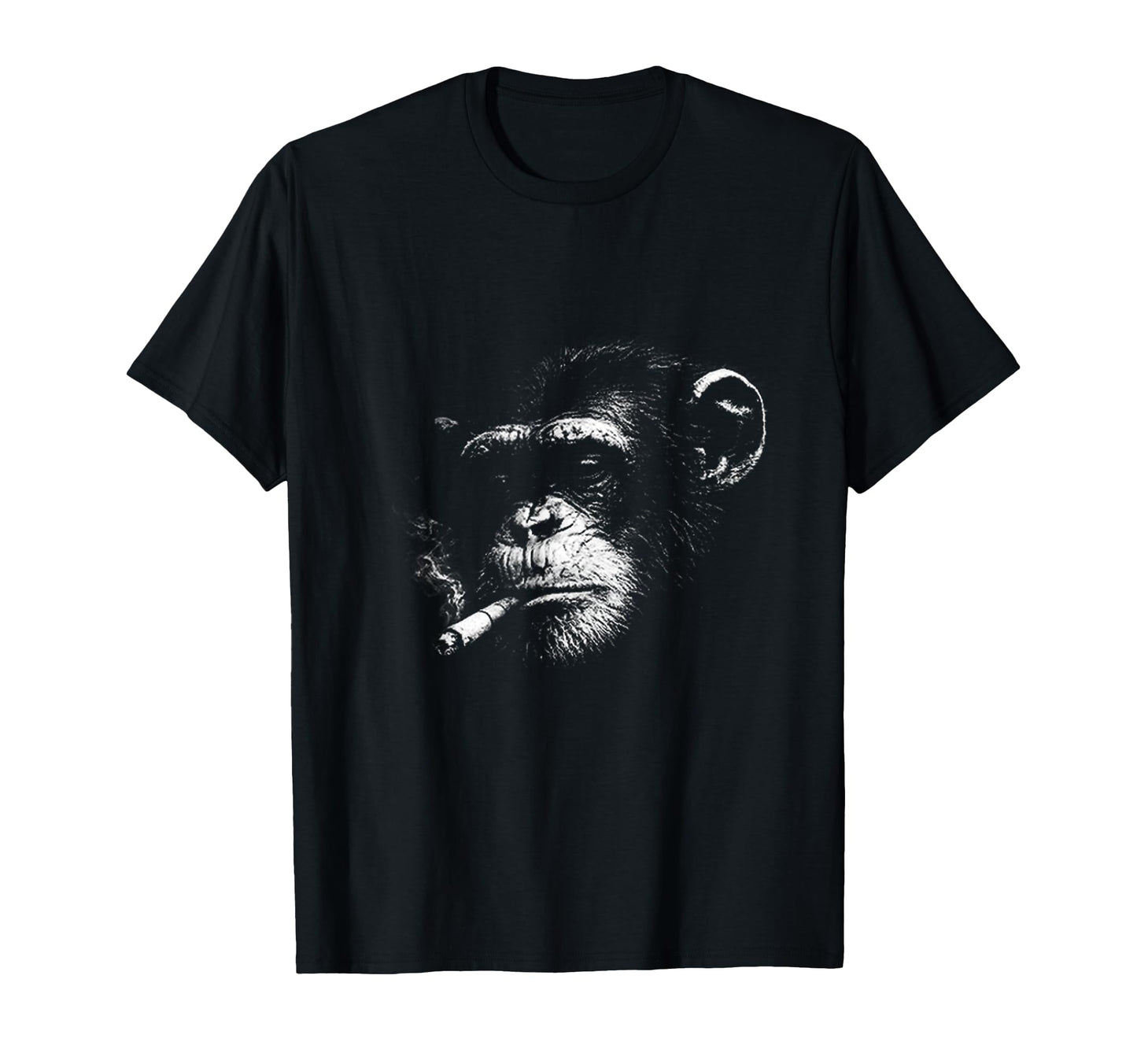 Grunge Cigarette Chimpanzee Meme 90S T-Shirt - Trendy Graphic for Adults - T-Shirt, Sweatshirt, Hoodie