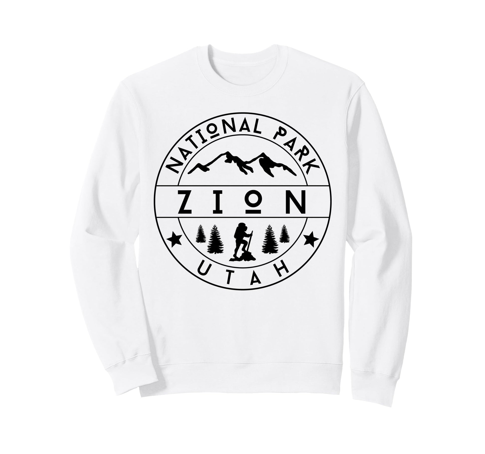 Zion National Park Utah Usa Outdoor T-Shirt - Minimalist Print Men Women - T-Shirt, Sweatshirt, Hoodie