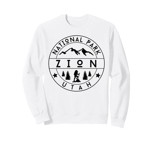 Zion National Park Utah Usa Outdoor T-Shirt - Minimalist Print Men Women - T-Shirt, Sweatshirt, Hoodie