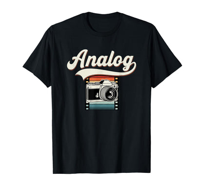 Analogue Camera Photography Lovers T-Shirt - Minimalist Print for Adults - T-Shirt, Sweatshirt, Hoodie
