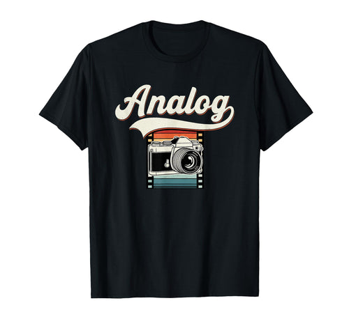 Analogue Camera Photography Lovers T-Shirt - Minimalist Print for Adults - T-Shirt, Sweatshirt, Hoodie