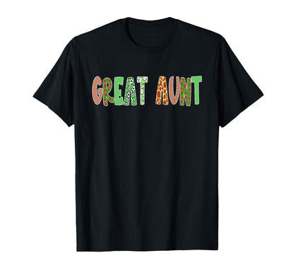 Sports Baller Great Aunt Birthday Party T-Shirt - Minimalist Print Unisex - T-Shirt, Sweatshirt, Hoodie