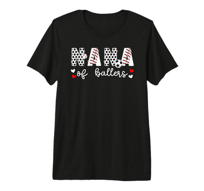 Nana Ballers Baseball Soccer Nana T-Shirt - Aesthetic Graphic for Adults - T-Shirt, Sweatshirt, Hoodie