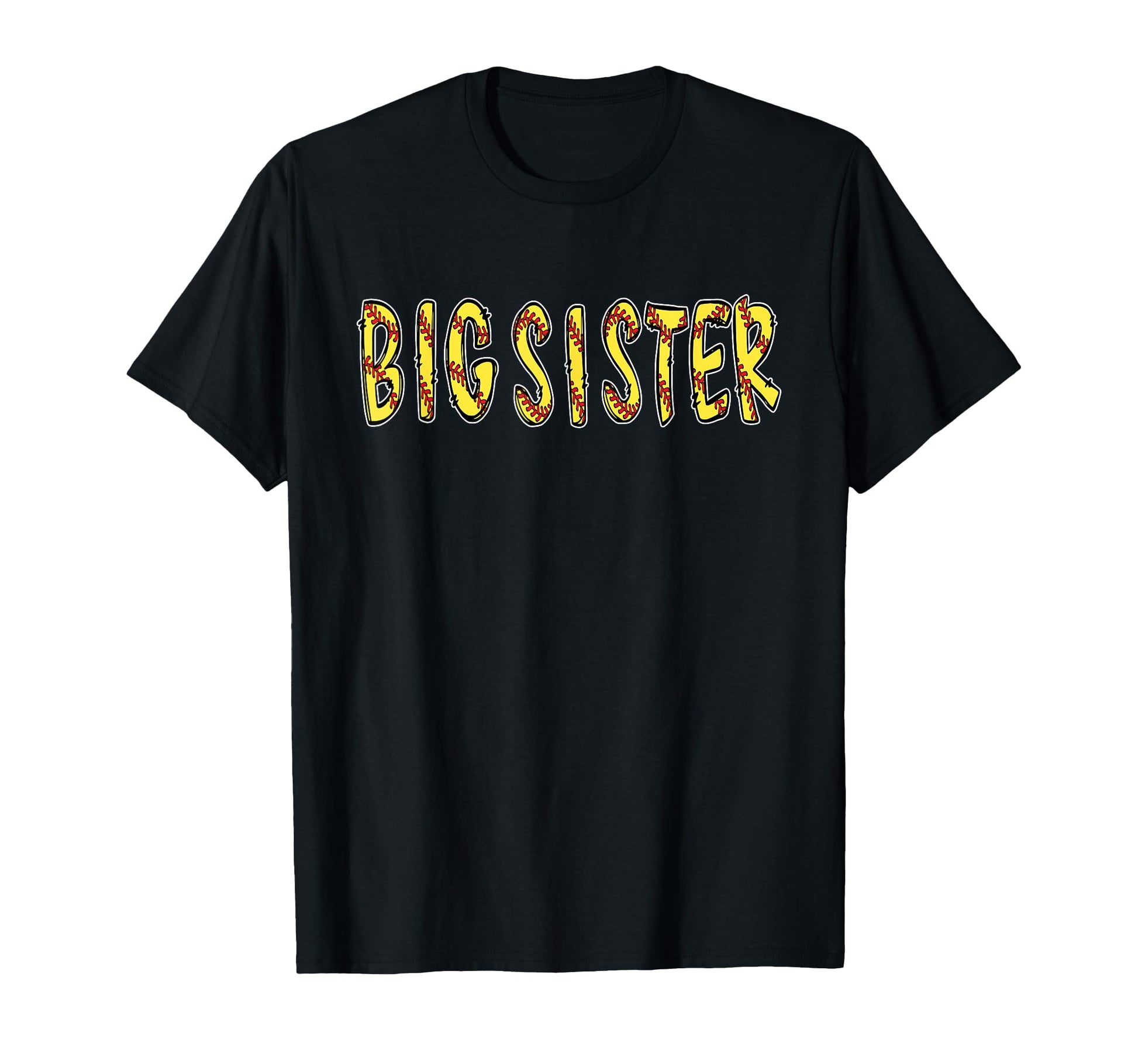 Softball Big Sister Birthday Party T-Shirt - Fun Novelty Design Men Women - T-Shirt, Sweatshirt, Hoodie