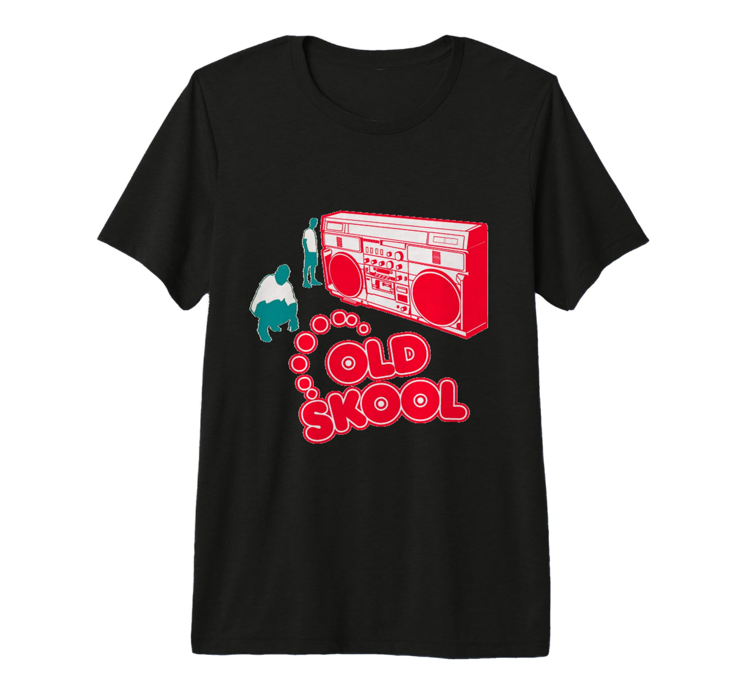 Old School 90S Hip Hop Music Recorder Tri T-Shirt - Graphic Print Unisex - T-Shirt, Sweatshirt, Hoodie