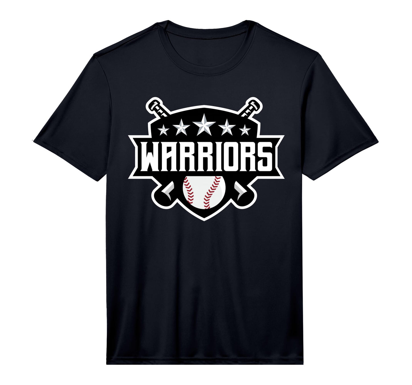 Warriors Baseball Sports Game Day Spirit T-Shirt - Graphic Print Men Women - T-Shirt, Sweatshirt, Hoodie