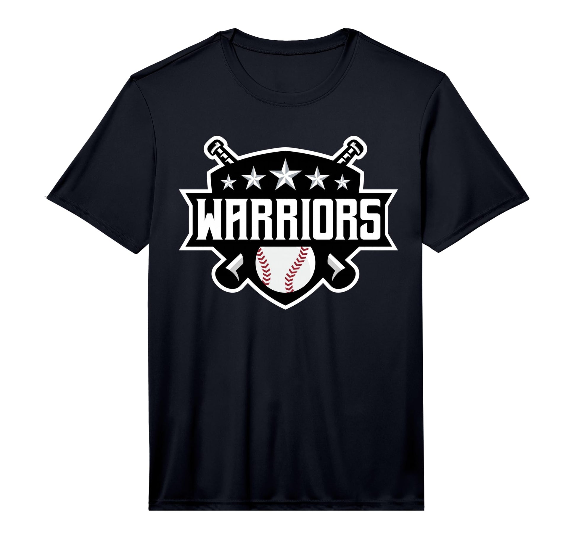 Warriors Baseball Sports Game Day Spirit T-Shirt - Graphic Print Men Women - T-Shirt, Sweatshirt, Hoodie