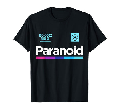 Paranoid Aesthetic Vaporwave T-Shirt - Streetwear Style Unisex - T-Shirt, Sweatshirt, Hoodie