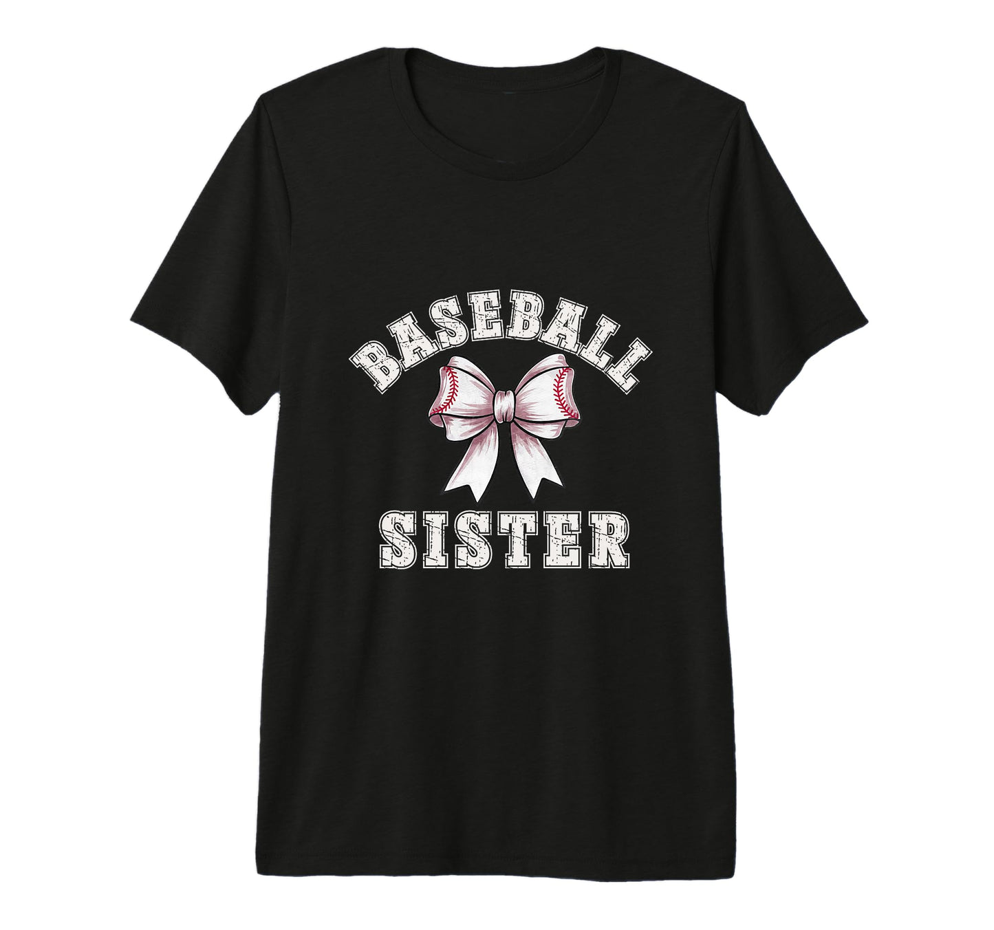Coquette Baseball Sister Bow Game Day T-Shirt - Fun Novelty Design Unisex - T-Shirt, Sweatshirt, Hoodie
