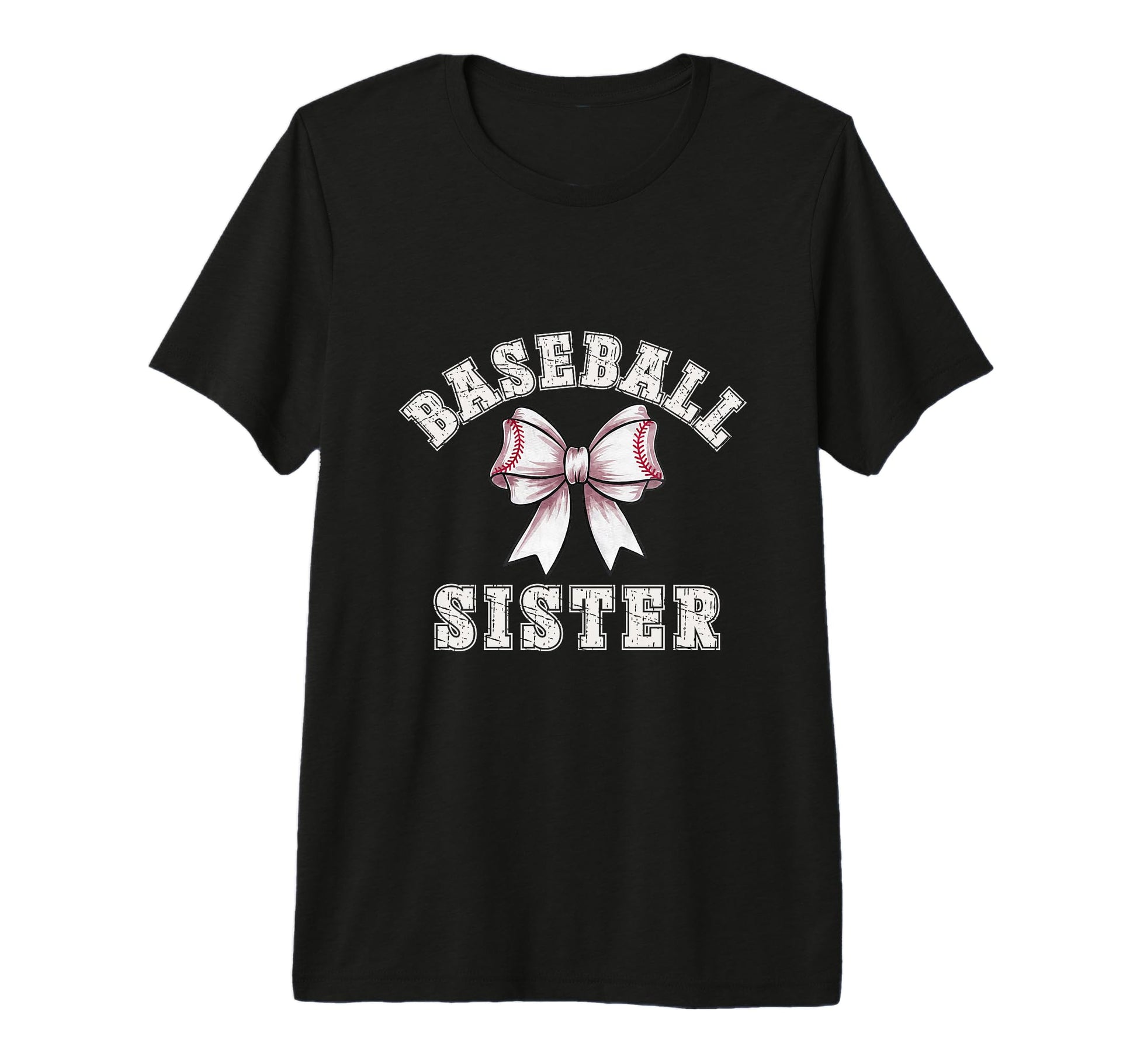 Coquette Baseball Sister Bow Game Day T-Shirt - Fun Novelty Design Unisex - T-Shirt, Sweatshirt, Hoodie