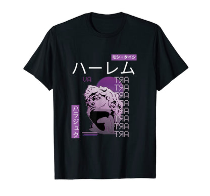 Vaporwave Statue Aesthetic Art Glitch T-Shirt - Novelty Apparel for Adults - T-Shirt, Sweatshirt, Hoodie