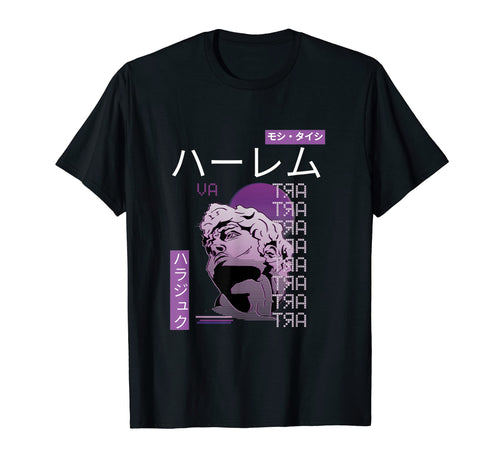 Vaporwave Statue Aesthetic Art Glitch T-Shirt - Novelty Apparel for Adults - T-Shirt, Sweatshirt, Hoodie