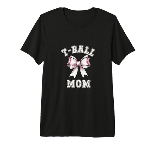Coquette T Ball Ball Mom Bow Game Day T-Shirt - Aesthetic Graphic Unisex - T-Shirt, Sweatshirt, Hoodie