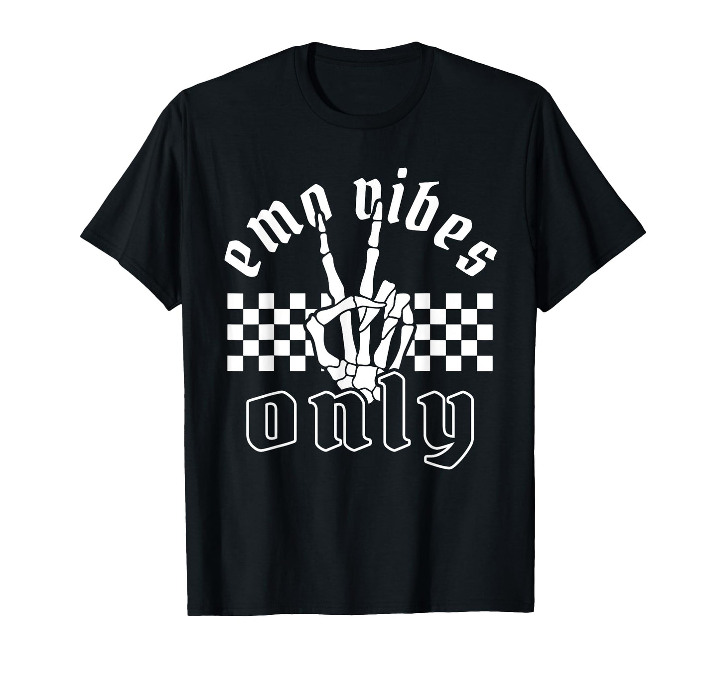 Emo Vibes Only Rock Y2K 2000S Emo Ska T-Shirt - Streetwear Style Unisex - T-Shirt, Sweatshirt, Hoodie