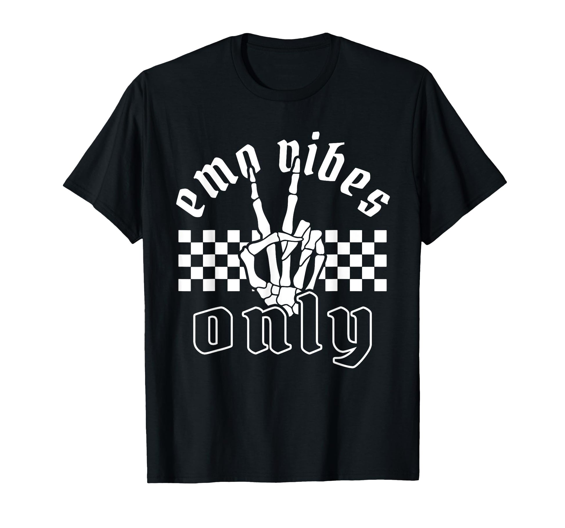 Emo Vibes Only Rock Y2K 2000S Emo Ska T-Shirt - Streetwear Style Unisex - T-Shirt, Sweatshirt, Hoodie