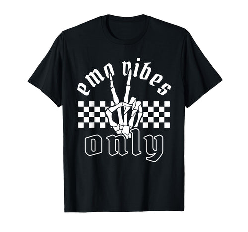 Emo Vibes Only Rock Y2K 2000S Emo Ska T-Shirt - Streetwear Style Unisex - T-Shirt, Sweatshirt, Hoodie
