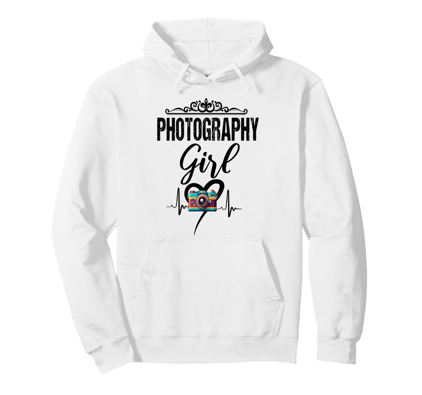 Womens Funny Photographer Camera Hoodie - Casual Everyday Wear for Adults - T-Shirt, Sweatshirt, Hoodie