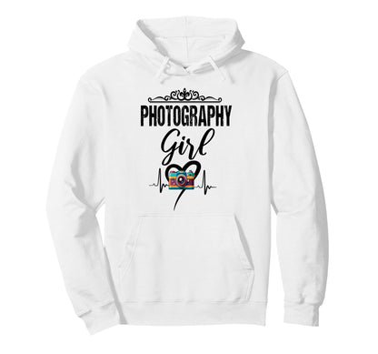 Womens Funny Photographer Camera Hoodie - Casual Everyday Wear for Adults - T-Shirt, Sweatshirt, Hoodie