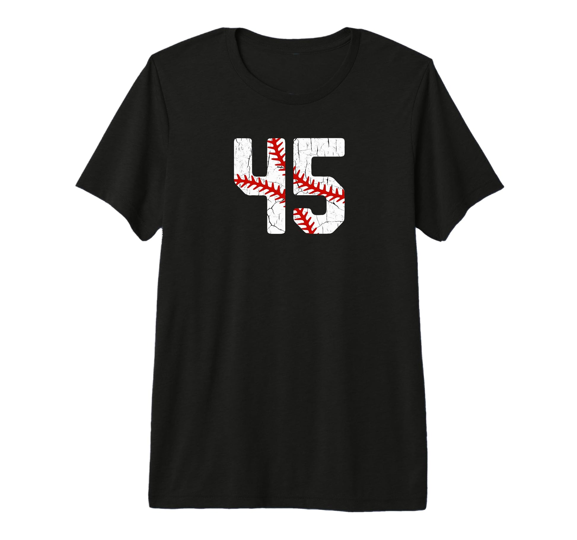 Baseball Player Jersey Number 45 45 T-Shirt - Fun Novelty Design Men Women - T-Shirt, Sweatshirt, Hoodie
