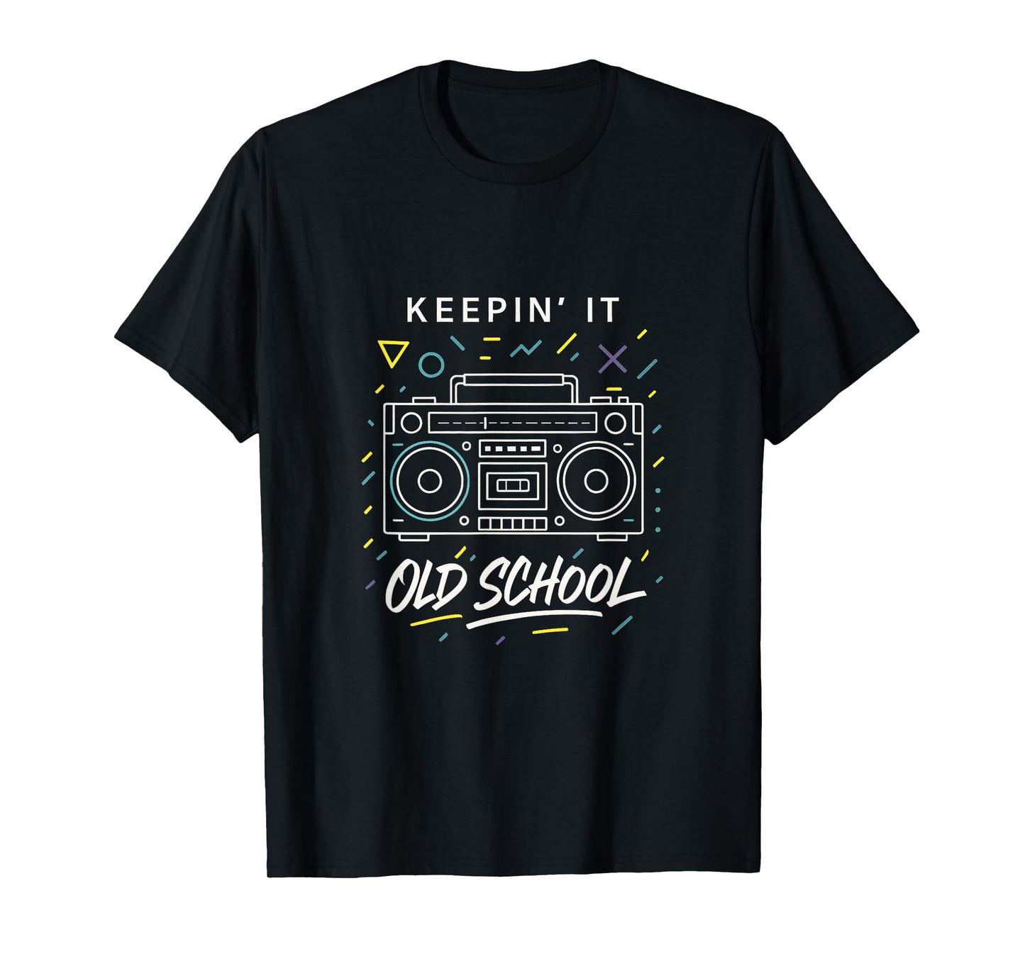 Keepin It Old School Hip Hop T-Shirt - Minimalist Print Men Women - T-Shirt, Sweatshirt, Hoodie