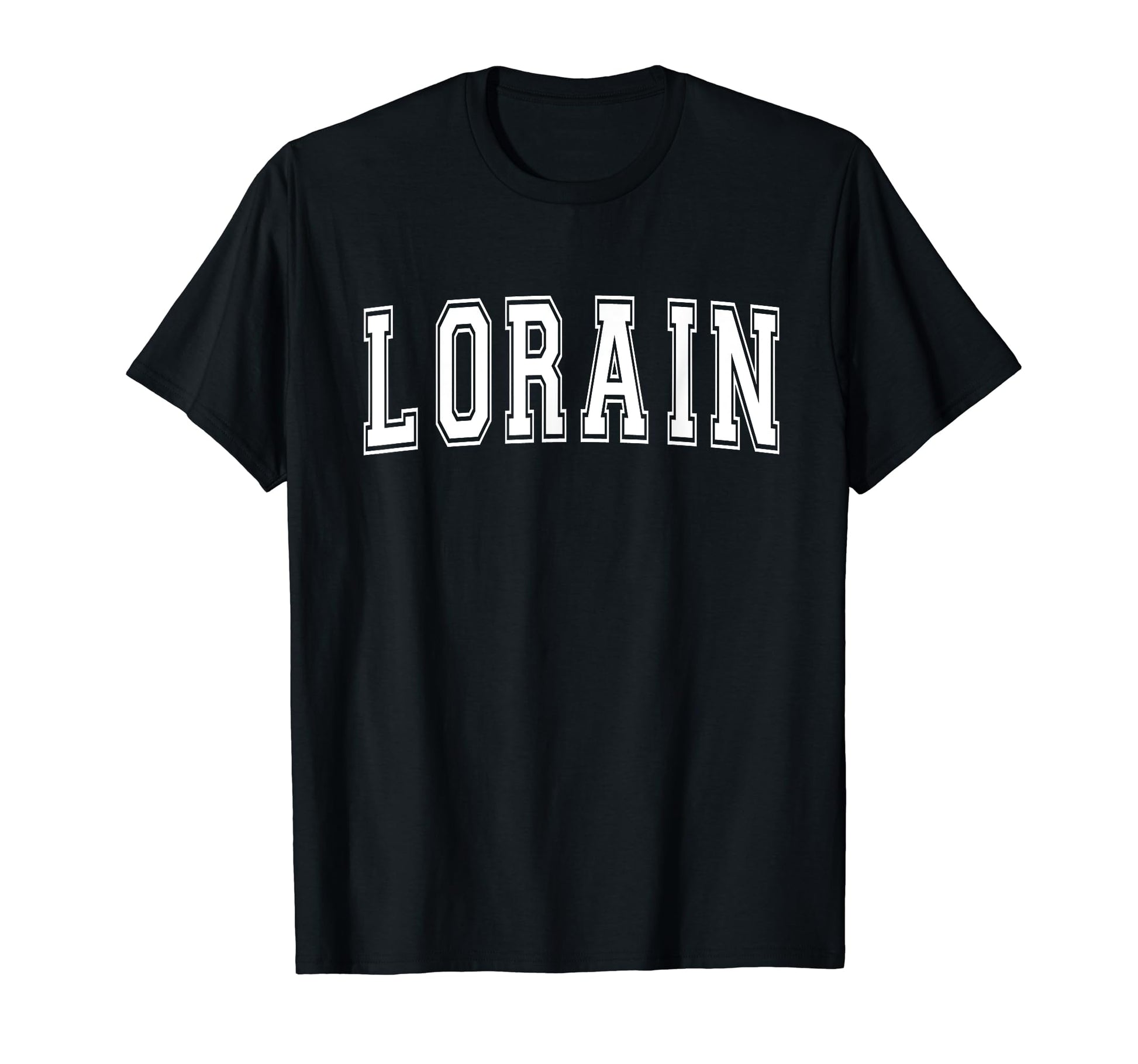 Lorain Oh Ohio Usa Sports Varsity T-Shirt - Novelty Apparel for Adults - T-Shirt, Sweatshirt, Hoodie