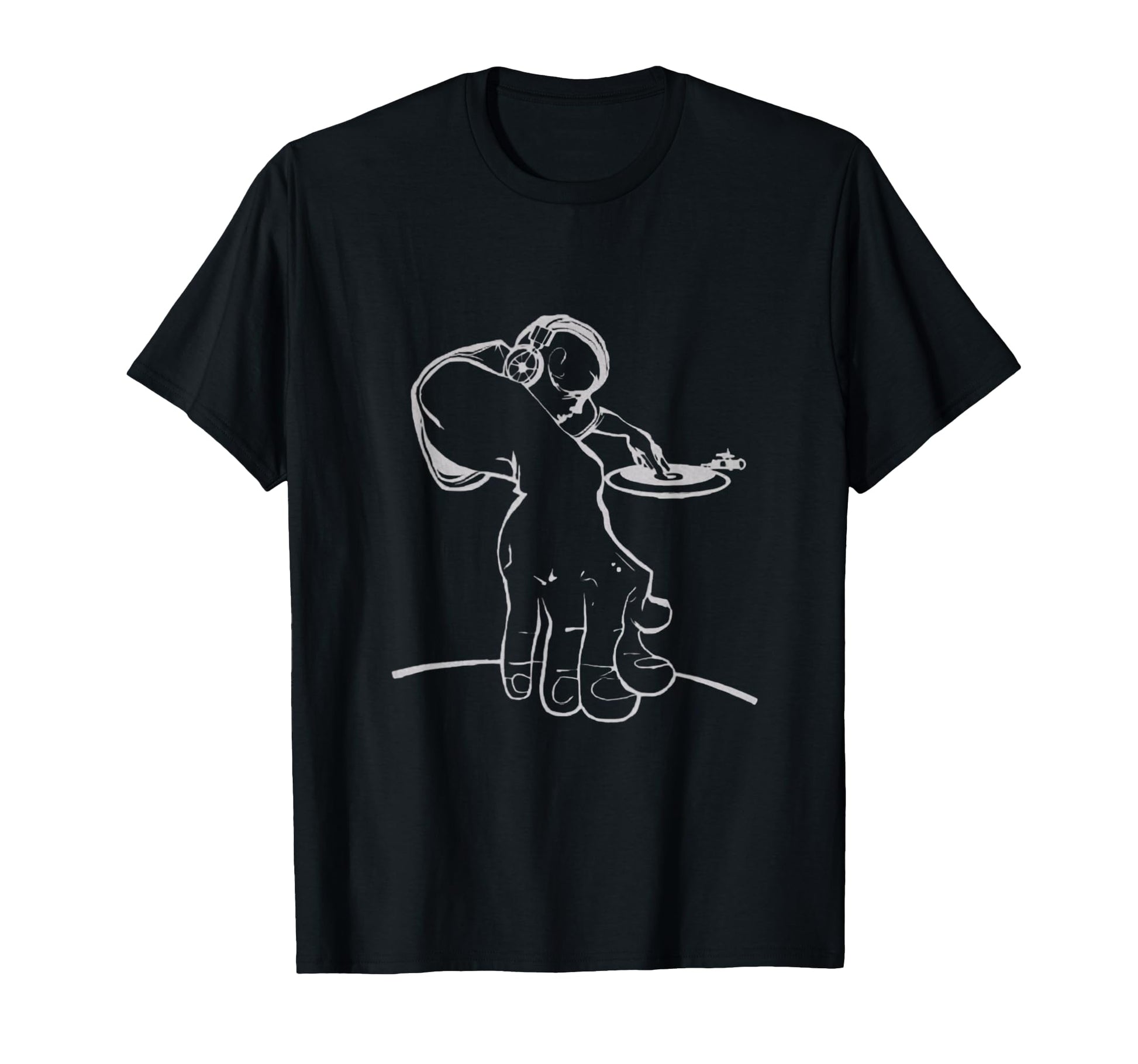 Raised Old School Hip Hop Dj Turntable T-Shirt - Trendy Graphic Men Women - T-Shirt, Sweatshirt, Hoodie