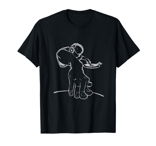 Raised Old School Hip Hop Dj Turntable T-Shirt - Trendy Graphic Men Women - T-Shirt, Sweatshirt, Hoodie